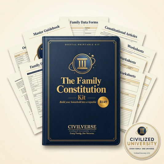 Family Constitution Kit: Build Your Household Into a Republic (Digital Download)